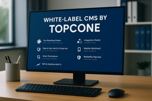 White-Label CMS by Topcone: Power Your Brand.
